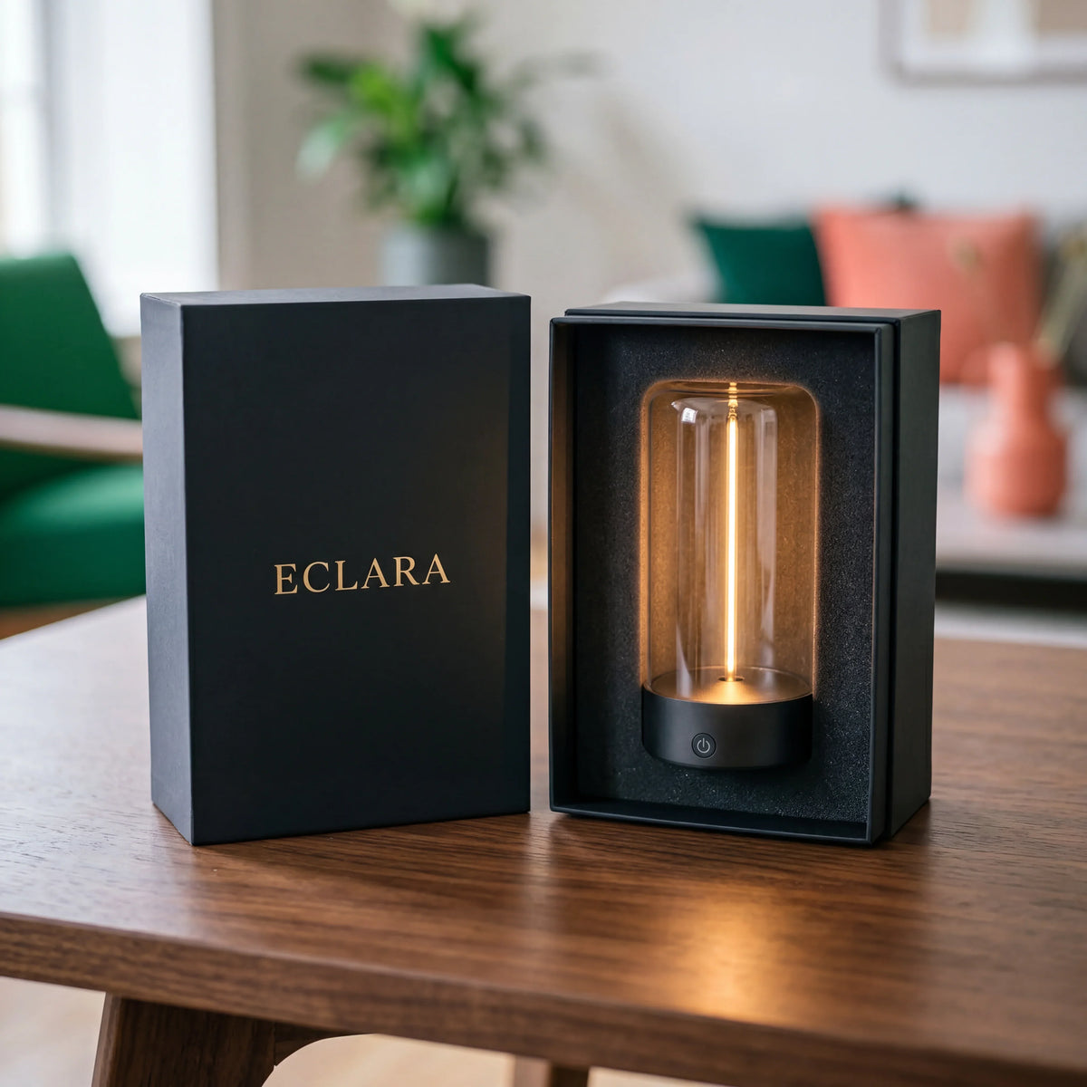 Eclara Filum premium unboxing, rechargeable magnetic filament lamp