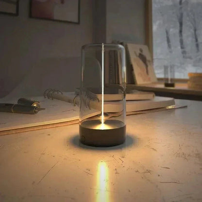 Eclara Filum portable magnetic filament lamp, USB-C charging and warm amber glow